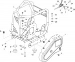 Altrad Belle PCX 16/45 & 16/50 Compactor Plate Spare Parts - Bedplate Assembly