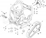 Altrad Belle PCX 17/50A Compactor Plate Spare Parts - Bedplate Assembly