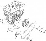 Altrad Belle PCX 17/50A Compactor Plate Spare Parts - Engine and Drive Kit