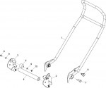 Altrad Belle PCX 17/50A Compactor Plate Spare Parts - Handle Assembly