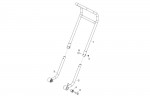 Altrad Belle PCX 60A Compactor Plate Spare Parts - Handle Assembly