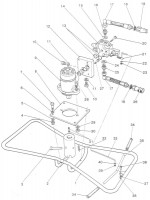Altrad Belle Post Hole Borer Spare Parts - Main Assembly