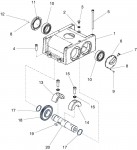 Altrad Belle RPC 35 Compactor Plate Spare Parts - Gearbox Assembly (Driven)