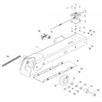 Altrad Belle TDX 650 Twin Drum Compacting Roller Spare Parts - Handle Assembly