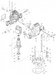 Makita M3601 Router Spare Parts