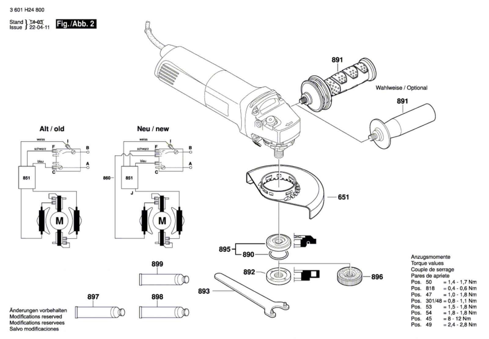 GWS 800 Angle Grinder