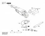 Bosch 3 601 HC1 0R0 Gws 2200 Angle Grinder 230 V / Eu Spare Parts