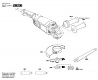 Bosch 3 601 HC1 120 Gws 2200 Angle Grinder 230 V / Eu Spare Parts