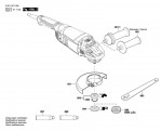 Bosch 3 601 HC1 301 Gws 20-230 J Angle Grinder / Eu Spare Parts