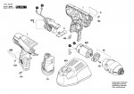 Bosch 3 601 J09 000 Gdr 10,8 V-Li Impact Wrench 10.8 V / Eu Spare Parts