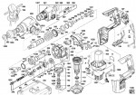 Milwaukee 4000415721 HD28H-0 BTY. ROTARY HAMMER 28V AUS Spare Parts