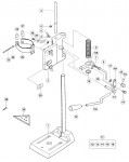 HITACHI DRILL STAND D13-DS SPARE PARTS