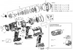DeWalt DCF961H2T Cordless Impact Wrench TYPE 1 Spare Parts