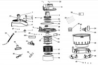 BLACK & DECKER BDWD10 VACUUM CLEANER (TYPE 1) Spare Parts