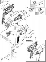 DEWALT DWD014 DRILL (TYPE 2) Spare Parts