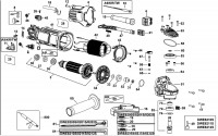 DEWALT DWE8200S ANGLE GRINDER (TYPE 1) Spare Parts