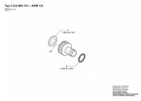 Bosch 0 600 800 000 Ahw 1/2 Tap Connection Piece Spare Parts