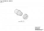 Bosch 0 600 800 009 Ask 1/2 Hose Coupling Spare Parts