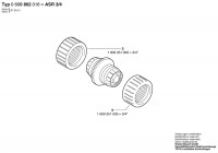 Bosch 0 600 802 016 Asr 3/4 Hose Repair Connector Spare Parts