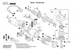 Bosch 0 601 375 7E3 Gws 6-100 E Angle Grinder 230 V Spare Parts