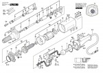 Bosch 0 602 209 633 Hgs 65/50 Straight Grinders Spare Parts