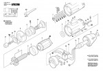 Bosch 0 602 229 134 Hsg 55/50 Hf Straight Grinder Spare Parts