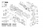 Bosch 0 602 329 511 Hws 85/180 Flat Head Angle Sander Spare Parts