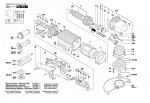 Bosch 0 602 332 507 Hws 88/230 Flat Head Angle Sander Spare Parts