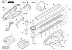 Bosch 3 600 H49 H03 Easyhedgecut 18V-44-11 Hedge Trimmer 18 V / Eu Spare Parts