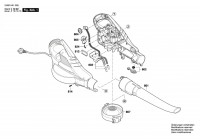 Bosch 3 600 HA1 001 Als 2400 Garden Blower / Vacuum 230 V / Eu Spare Parts