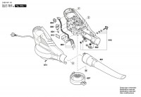 Bosch 3 600 HA1 003 Als 2400 Garden Blower / Vacuum 230 V / Eu Spare Parts