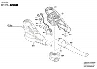 Bosch 3 600 HA1 100 Als 30 Garden Blower / Vacuum 230 V / Eu Spare Parts