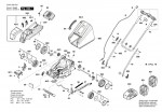 Bosch 3 600 HB9 E00 Universal rotak 2X18V-37-550 Lawnmower 36 V / Eu Spare Parts