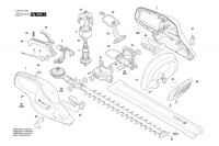 Bosch 3 600 HC0 530 Universalhedgecut 50 Hedge Trimmer 230 V Spare Parts