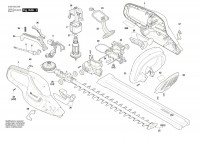 Bosch 3 600 HC0 7B0 Universalhedgecut 60 Hedge Trimmer 230 V Spare Parts