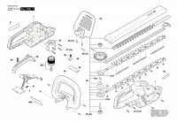 Bosch 3 600 HC9 000 Ghe 18V-60 Hedge Trimmer 18 V Spare Parts