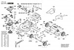 Bosch 3 600 J11 002 Gra 53 Lawnmower 230 V / Eu Spare Parts