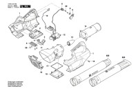 Bosch 3 600 J16 000 Gbl 860 Garden Blower / Vacuum 36 V / Eu Spare Parts