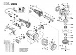 Bosch 3 601 HF6 0K0 Gws 26-230 Universal Angle Grinder 230 V / Eu Spare Parts
