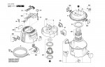 Bosch 3 601 J7B 100 Gas 20 L Sfc All Purpose Vacuum Cleane Spare Parts