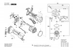 Bosch 3 601 JH6 AE2 Gws 18V-15 P Cordless Angle Grinder Spare Parts