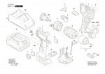 Bosch 3 601 JK6 100 Gsb 18V-90 C Cordl Perc Screwdr 18 V Spare Parts