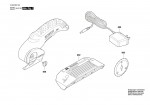 Bosch 3 603 B05 180 Xeo All-Purpose Cutter 3.6 V Spare Parts
