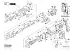 Bosch 3 611 B50 180 Gbh 2-22 Rotary Hammer 220 V Spare Parts