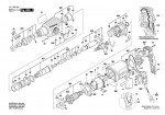 Bosch 3 611 B50 280 Gbh 2-23 S Rotary Hammer 220 V Spare Parts