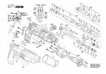 Bosch 3 611 B58 250 Gbh 2-18 E Rotary Hammer 100 V Spare Parts