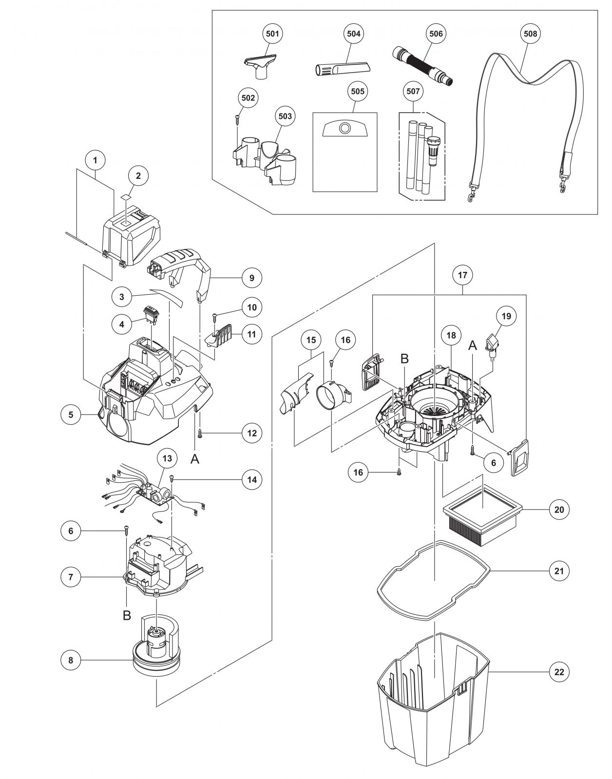 Hikoki Rp18da Oem Spare Parts Spare_RP18DA from Spare Parts World