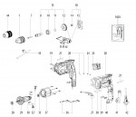 Metabo 00741000 Be 650 Drills Spare Parts