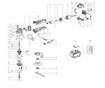 Metabo 13052000 W 18 Lt Bl 11-125 Small Angle Grinder Spare Parts
