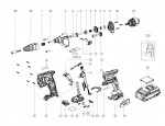 Metabo 20062001 Hbs 18 Ltx Bl 3000 Screwdriver Spare Parts